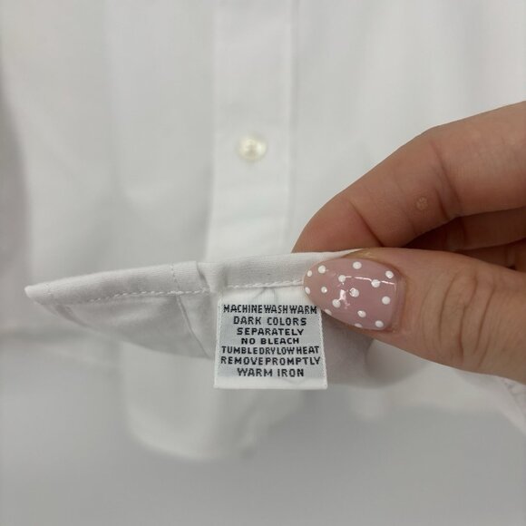 Christian Dior Monsieur Dress Shirt Mens Size 33- 17 White Long Sleeve Button Up - Picture 6 of 10